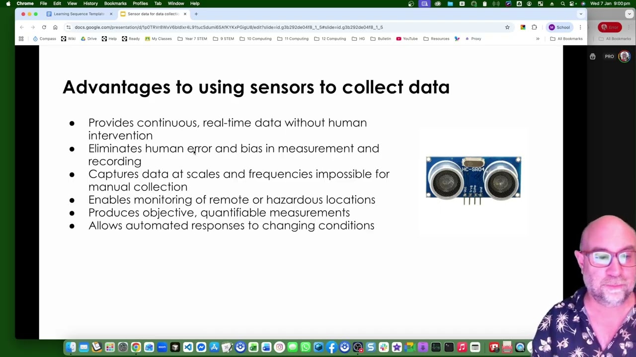 Sensor data as a collection method: VCE Computing