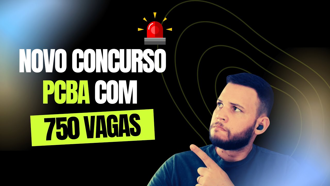 750 VAGAS AUTORIZADAS NA PCBA - INVESTIGADOR E ESCRIV&Atilde;O