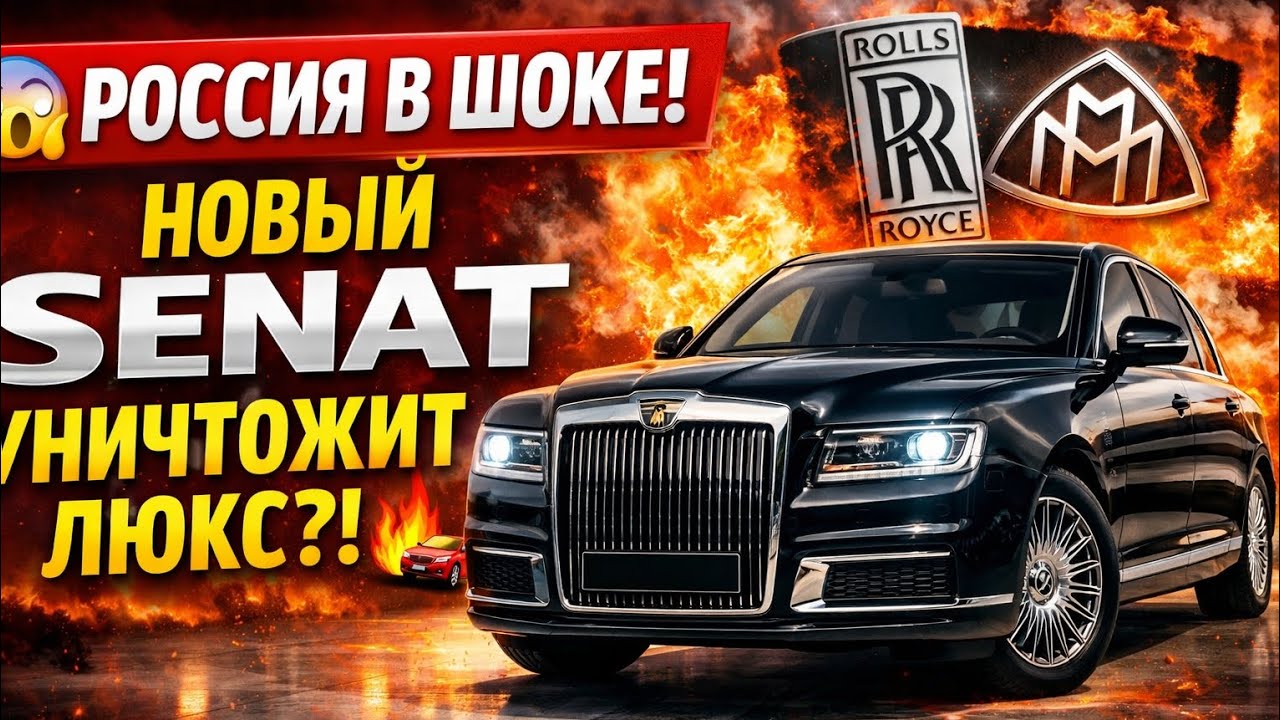 😱 РОССИЯ В ШОКЕ! НОВЫЙ SENAT УНИЧТОЖИТ ЛЮКС?! 🔥🚗