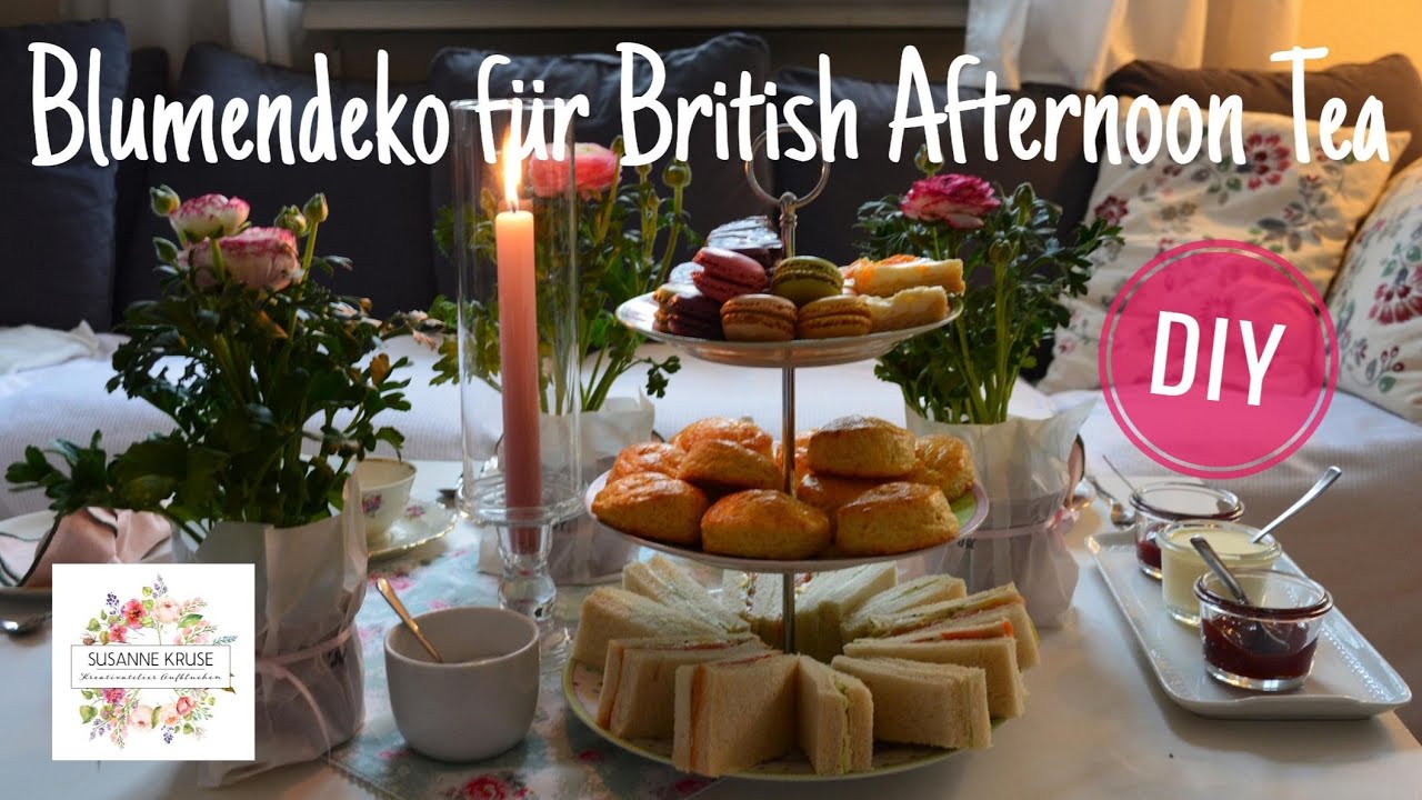 DIY: BLUMENDEKO im FEBRUAR für BRITISH AFTERNOON TEA