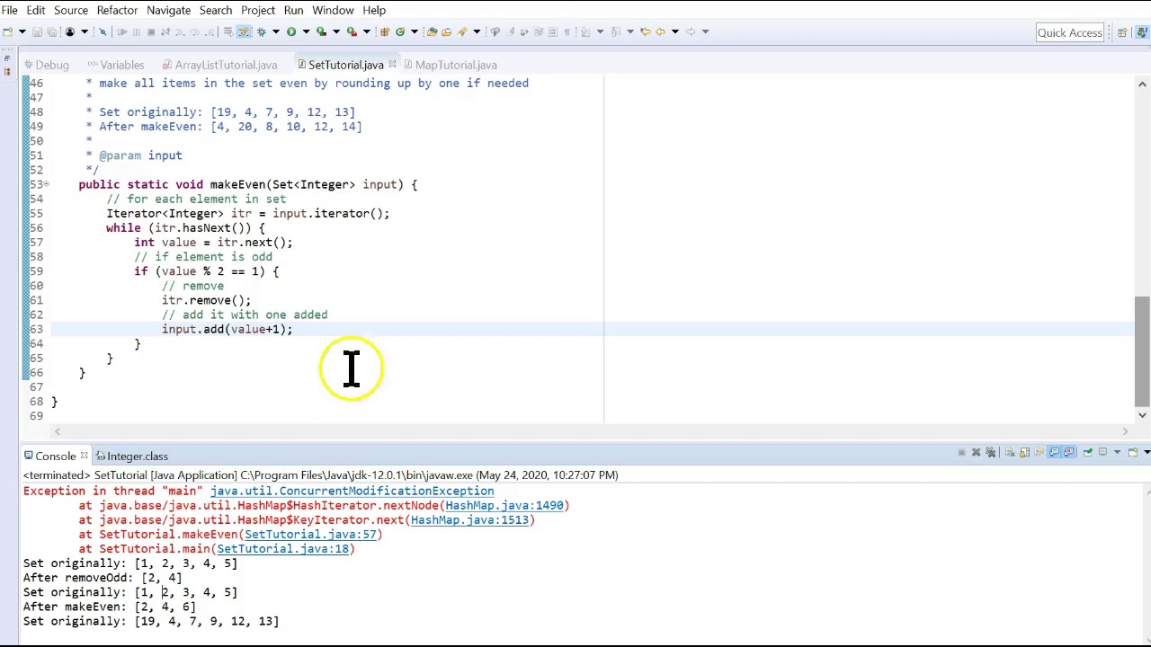 Java Set Tutorial