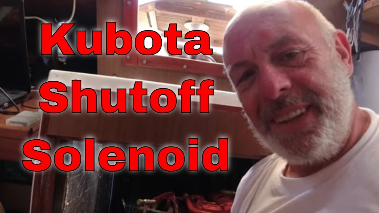 Kubota shutoff solenoid || remove and repair