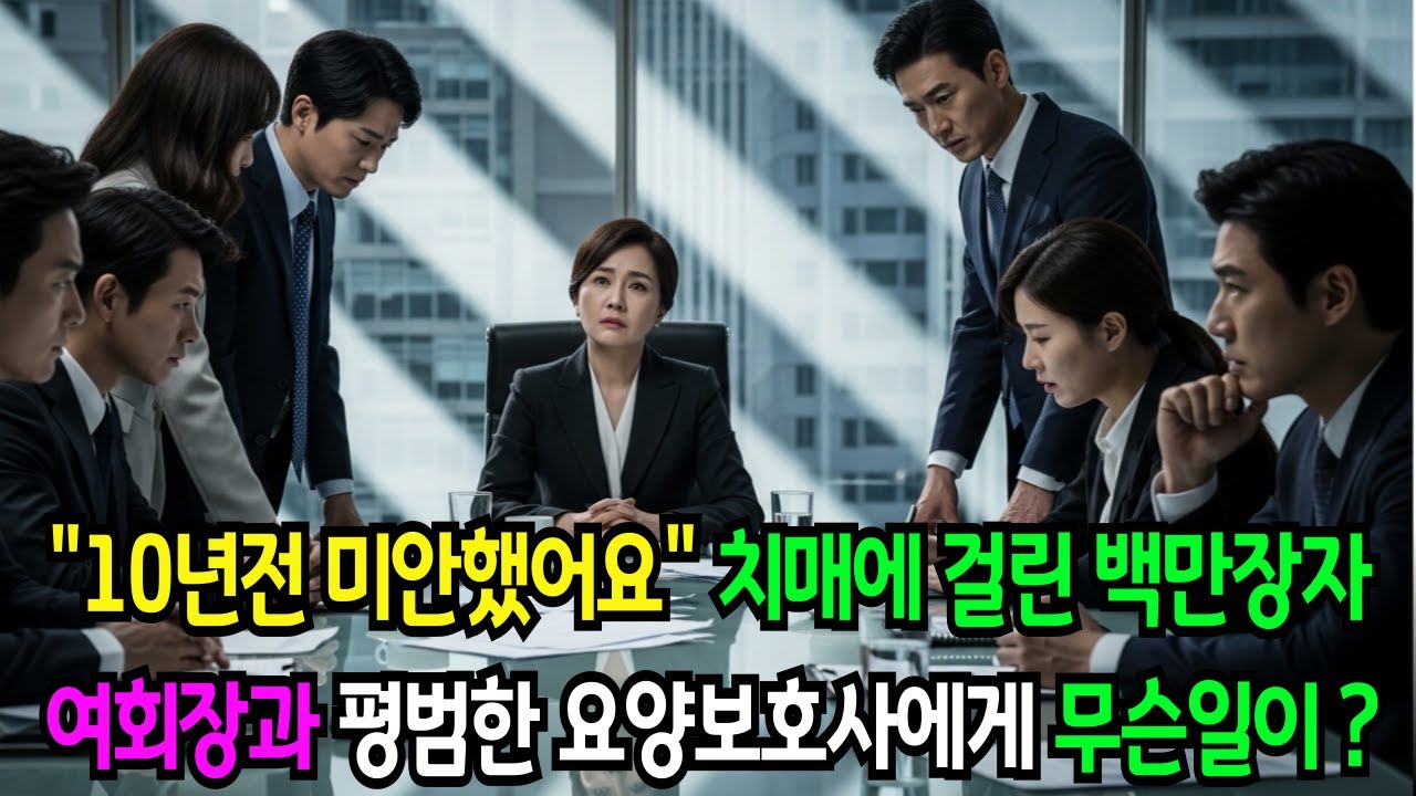 치매결린 백만장자 여회장