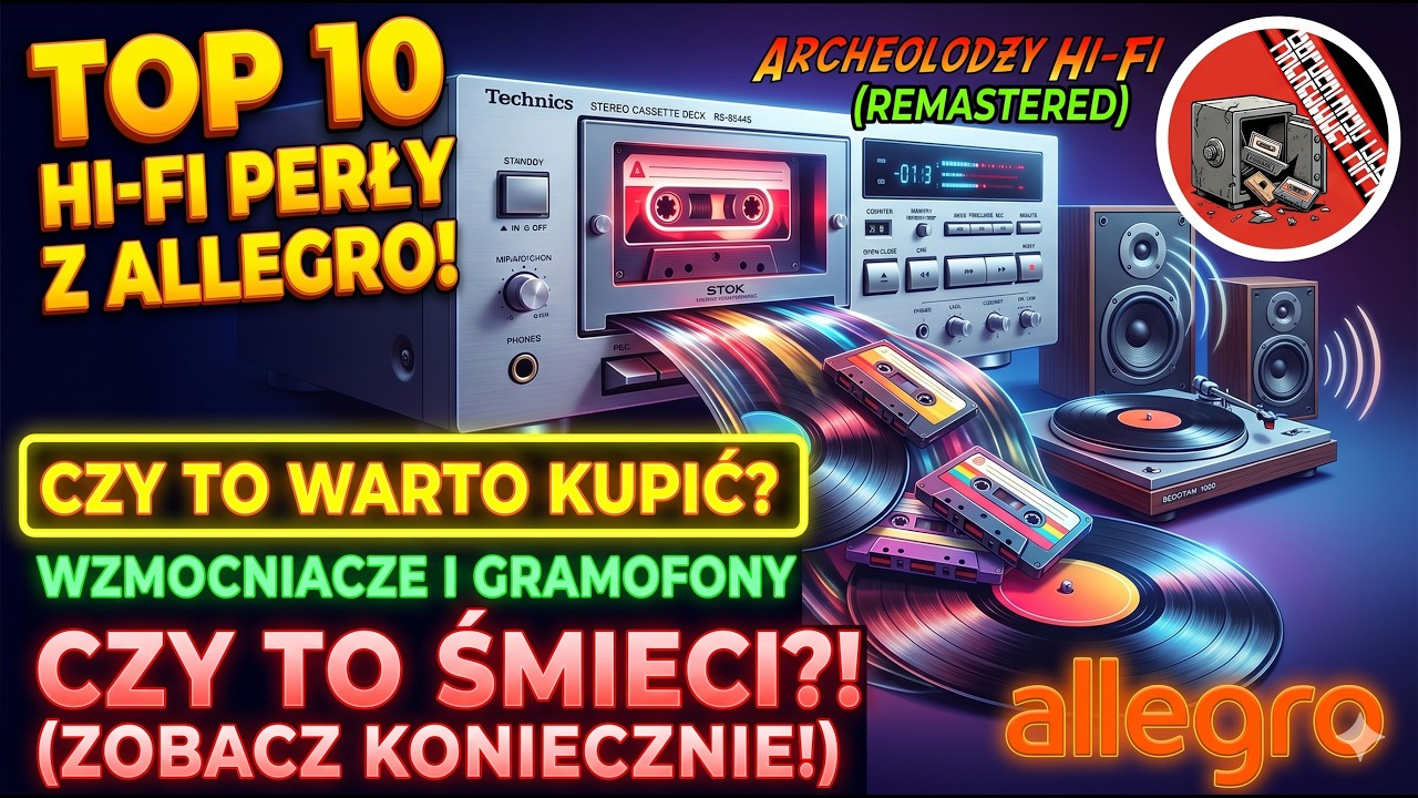 Mikołajki 2025 z Archeologami - czyli gramofony i magnetofony na allegro 500-1000PLN cz.1.  odc. 163
