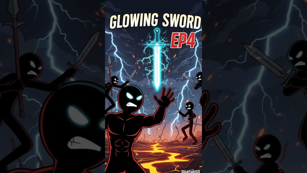 Who Gets the Glowing Sword? ⚔️ EP4 | Nonstop Stickman Battle 