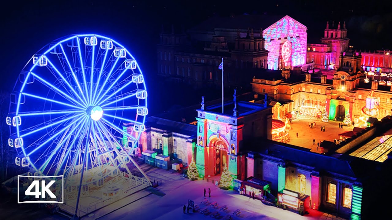 Blenheim Palace's Christmas Lights Are Absolutely Breathtaking