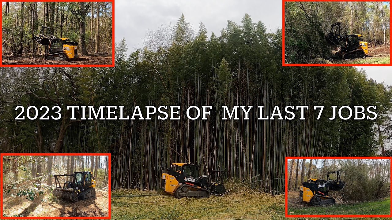 7 Jobs in 30 Minutes (Timelapse) 2023 Forestry Mulching