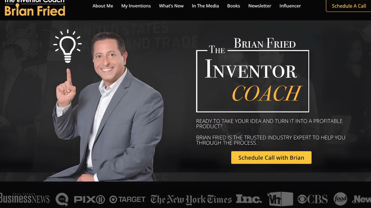 Meet Brian Fried - Your Inventor Coach, Author, Speaker and Founder