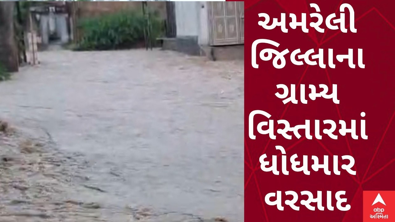Amreli Rain | Heavy rain in rural areas of Amreli district