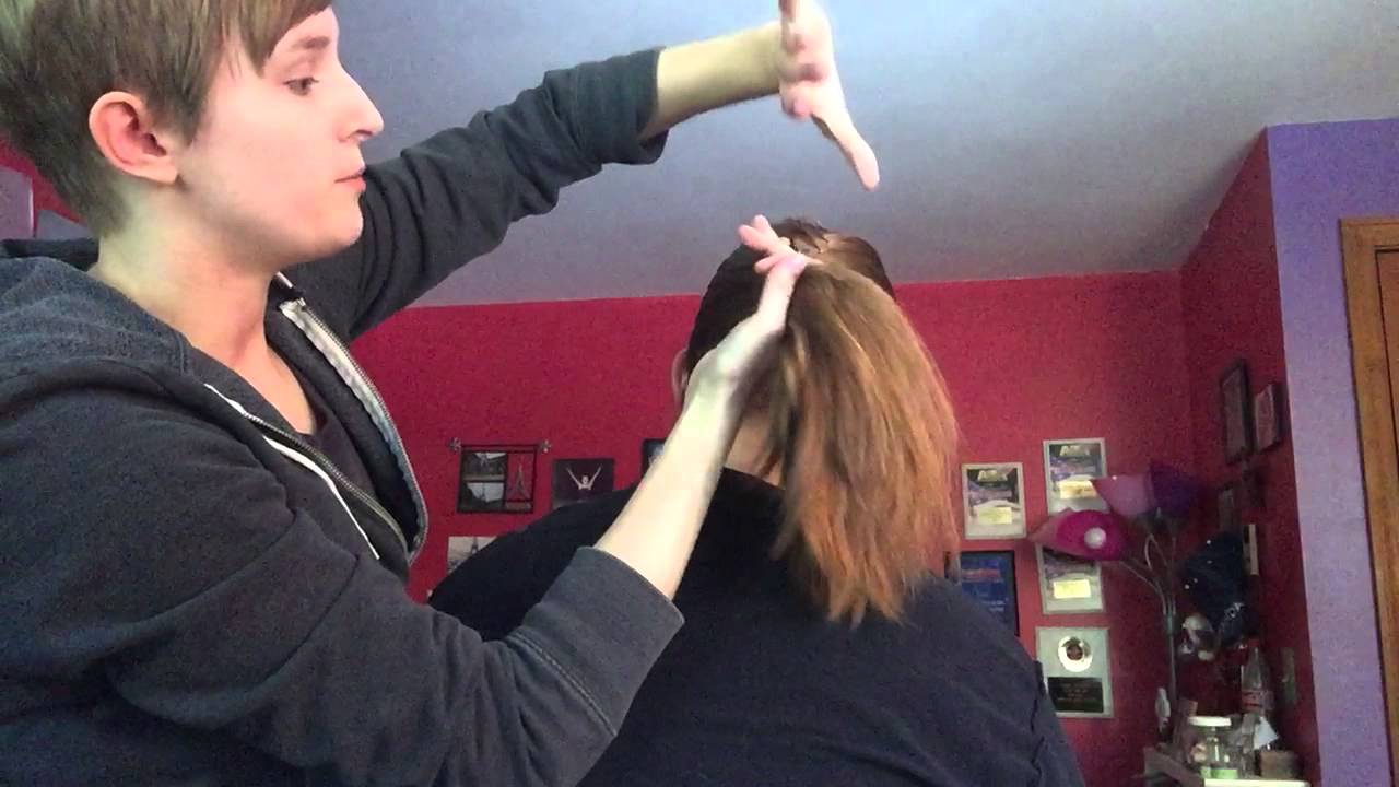 Dance Competition French Twist Tutorial
