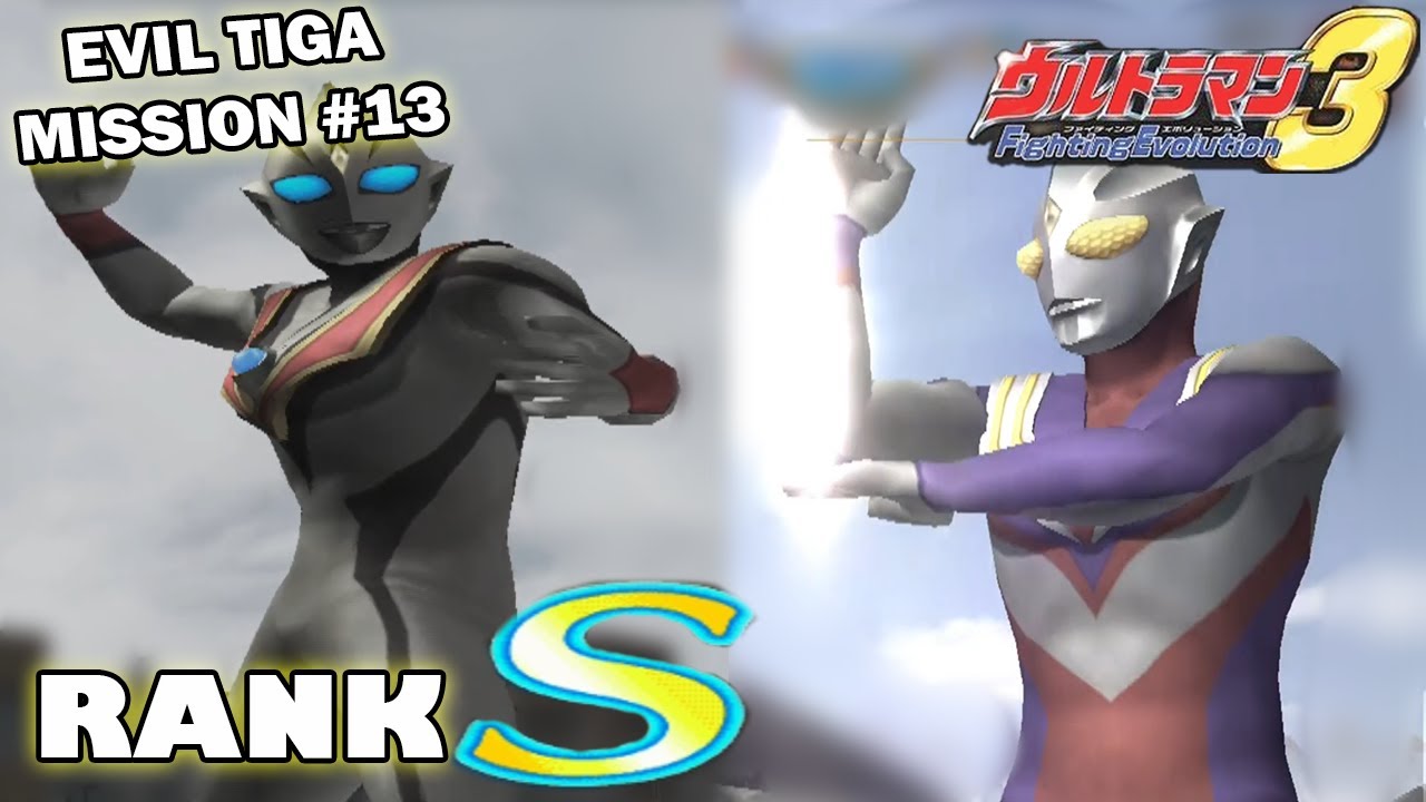 Tutorial Cara Mendapatkan Rank S‼️Mission 13 Evil Tiga - Ultraman Fighting Evolution 3