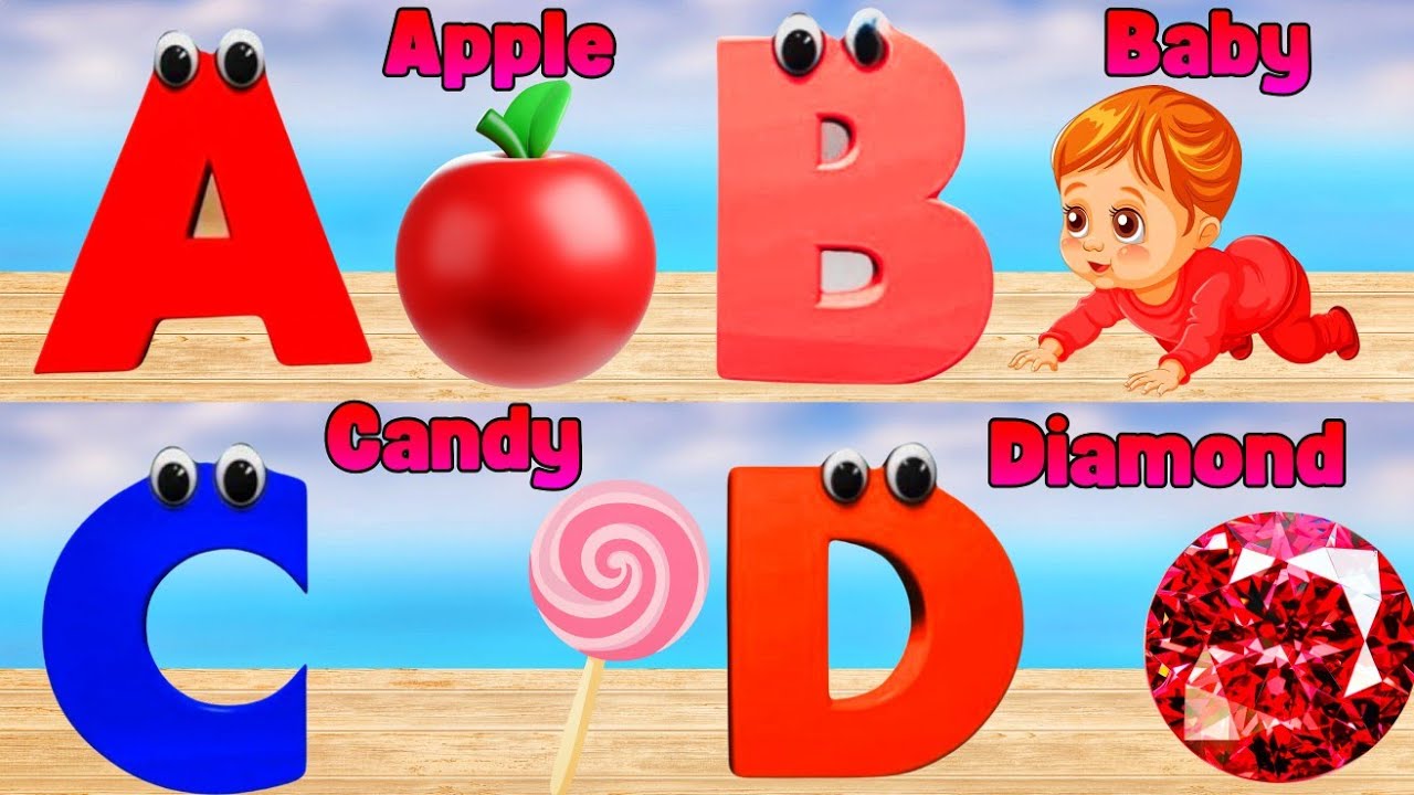 ABC Phonics Song - Toddler Learning Video Songs , A for Apple , Nursery Rhymes , Alphabet song 