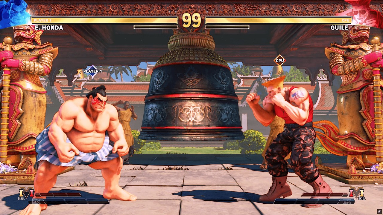 E.Honda vs Guile (Hardest) - Street Fighter 5. | Epic Battle
