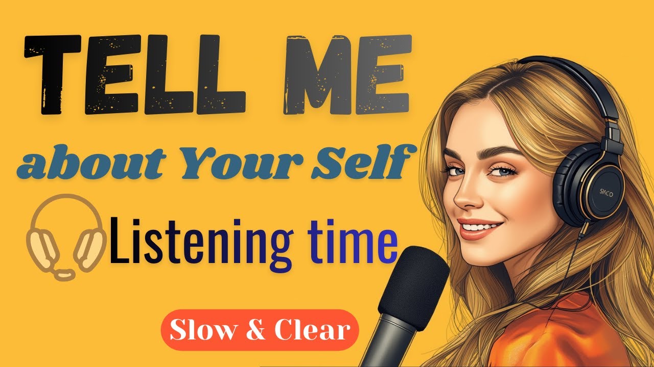 Научитесь говорить о себе | Важные темы для начинающих | Подкаст Slow English