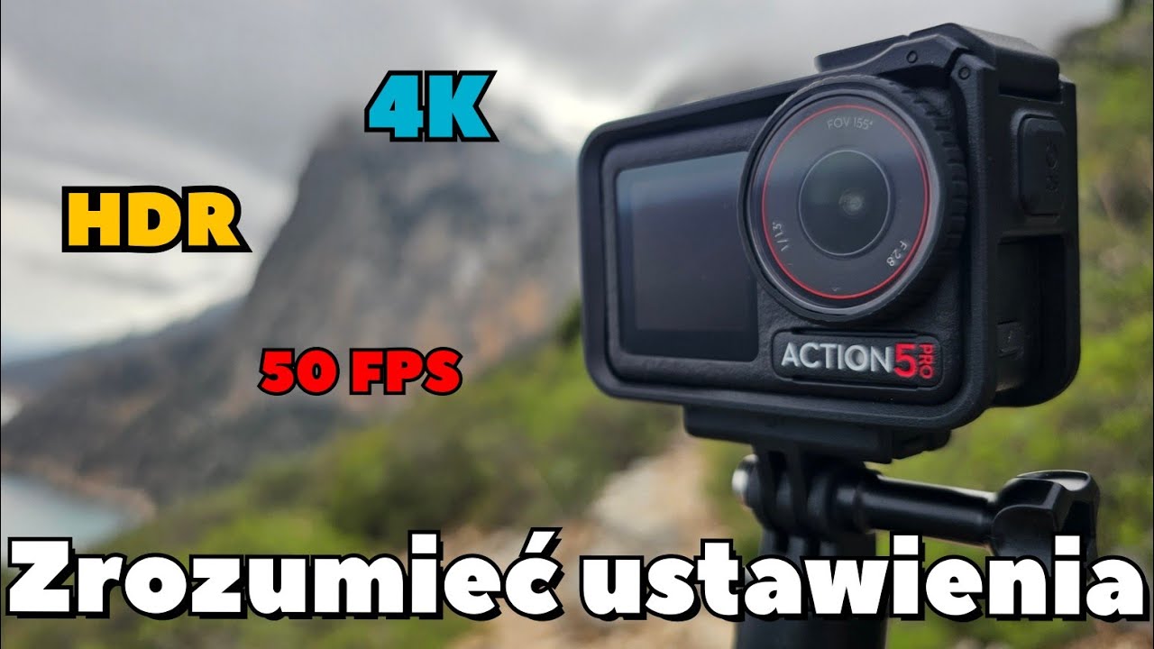Najlepsze ustawienia dla DJI Action 5 Pro