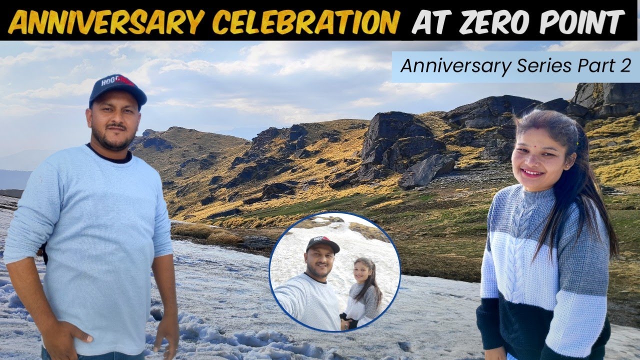 Munsiyari Zero Point Trek | Anniversary Celebration At Low Oxygen 😱 | Khaliya Top Zero Point