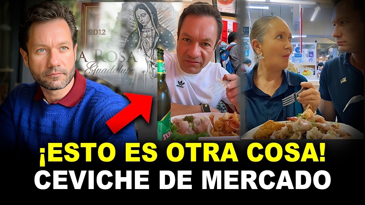 ¡DE MÉXICO AL MERCADO! Pietro se MANDA con su CEVICHE EN EL MERCADO CENTRAL peruano de barrio