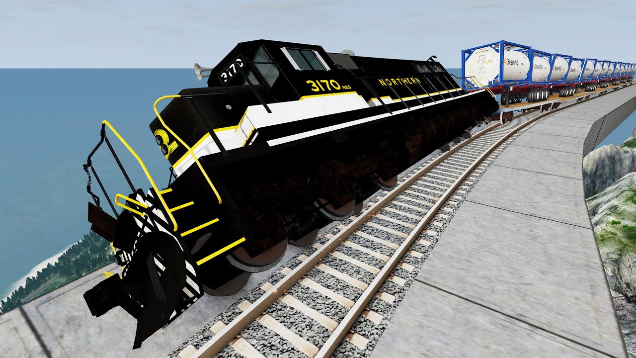 Crazy High Speed Train Crashes #79 - Beamng drive | Dancing Cars