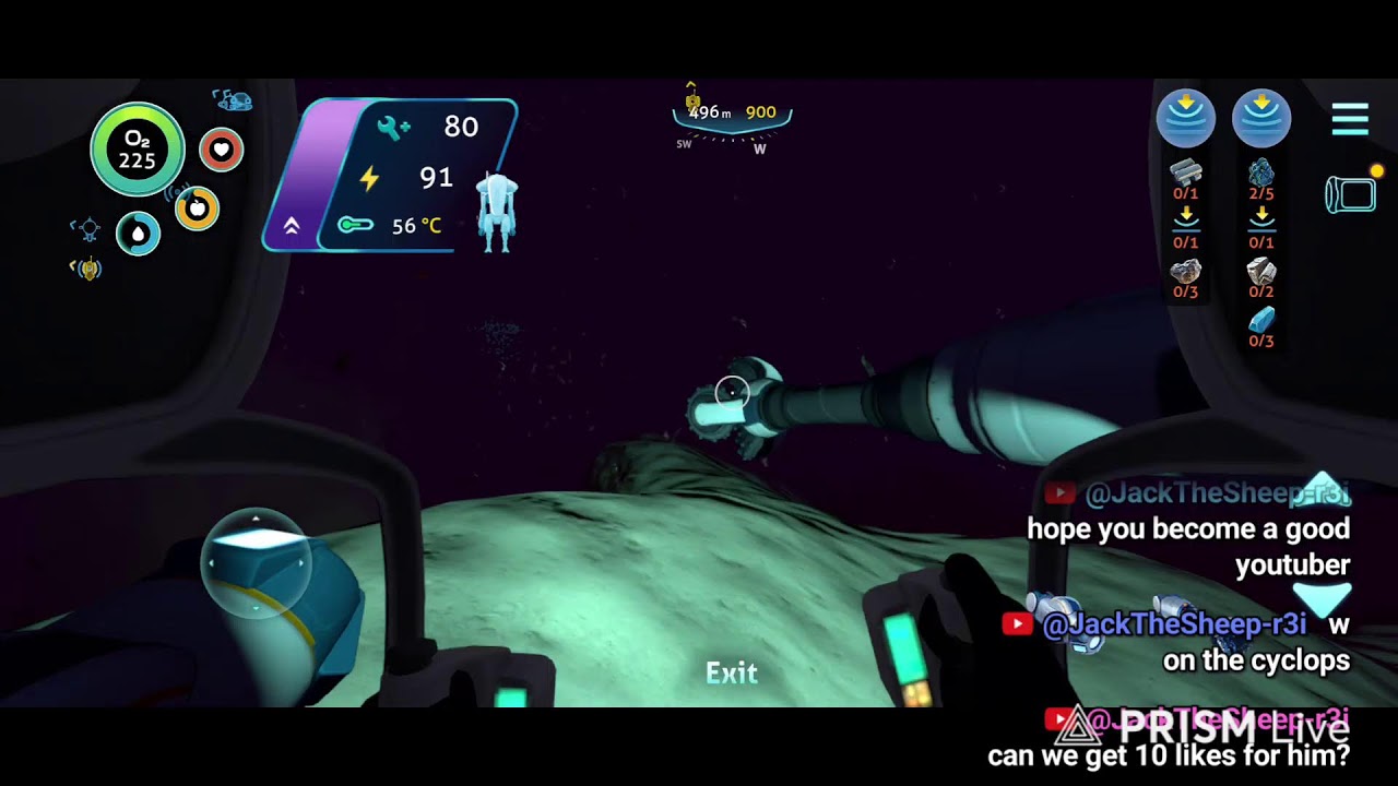 Subnautica Mobile| searching for Prawnsuit arms :)