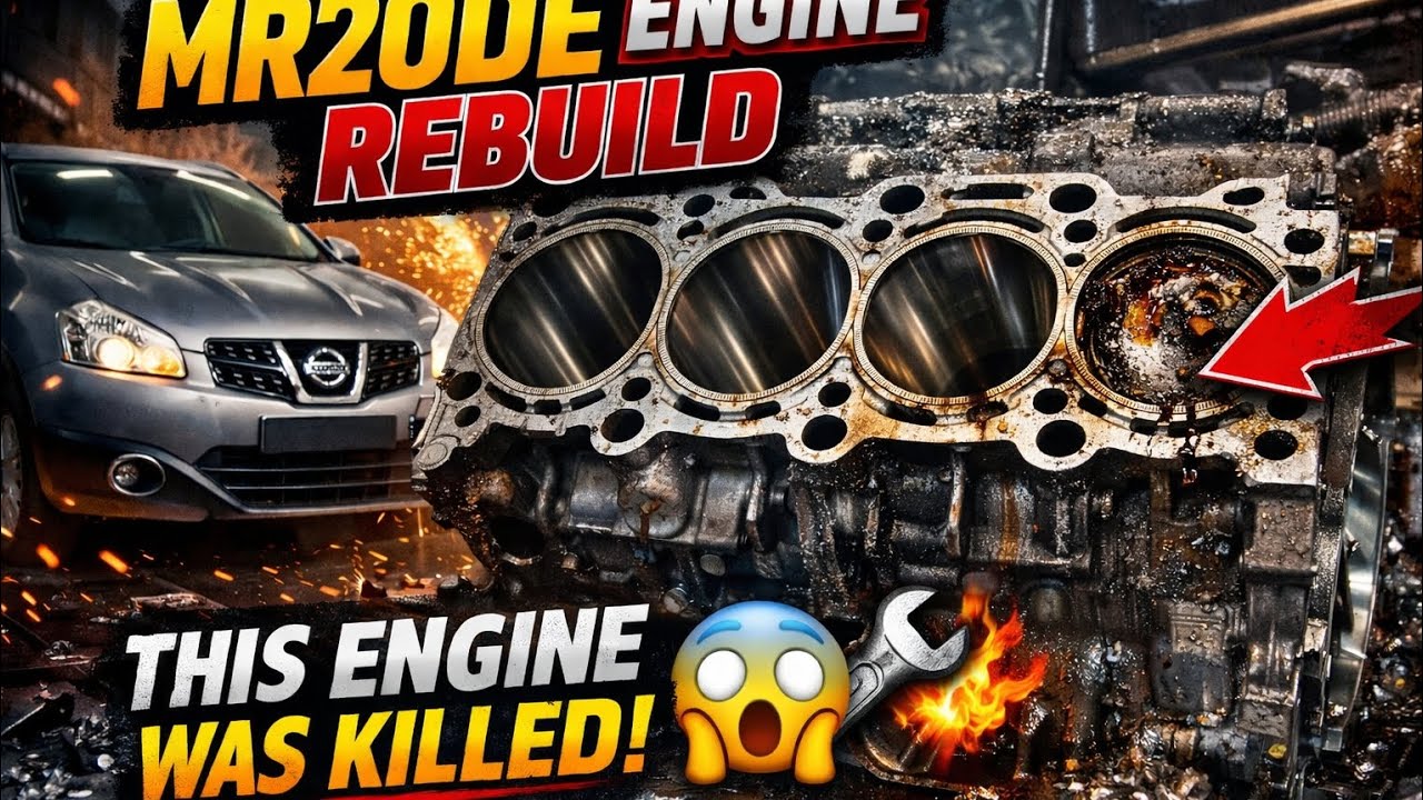 This MR20DE Engine Was Completely Destroyed…