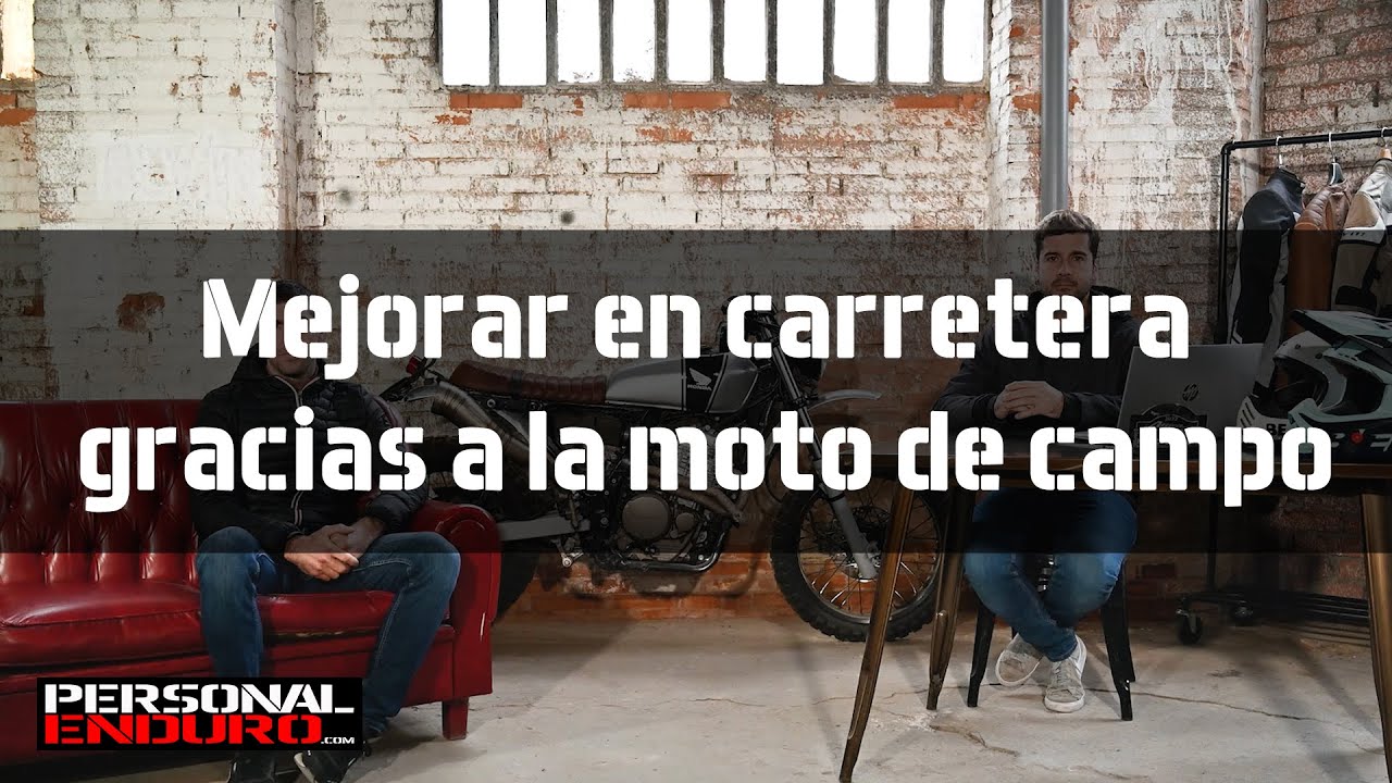 Así mejora tu pilotaje en carretera gracias a la moto de campo