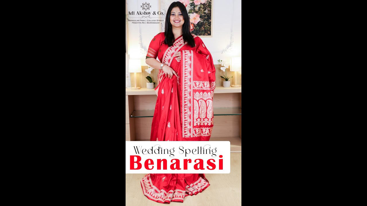 Latest Bridal Saree Trends for Indian Weddings 2026 | Adi Akshoy & Co. #weddingsaree #adiakshoyandco