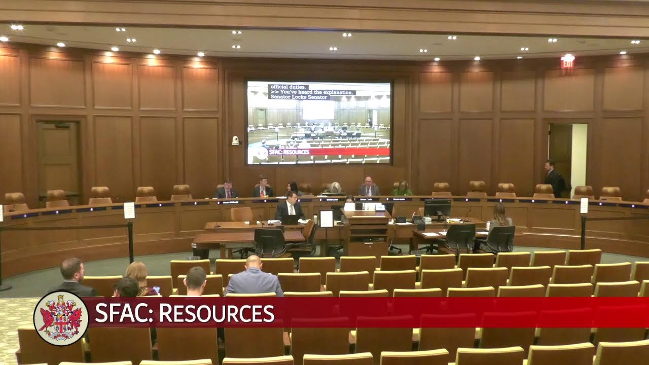Senate of Virginia: SFAC: Resources on 2026-03-03 [Finished]