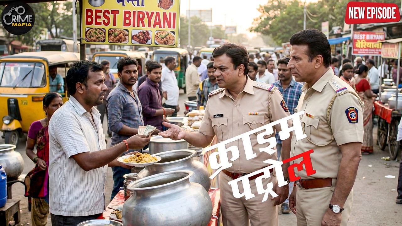 सड़क किनारे बिरयानी स्टॉल पर पुलिस वालो ने मारी रेड || Crime Patrol