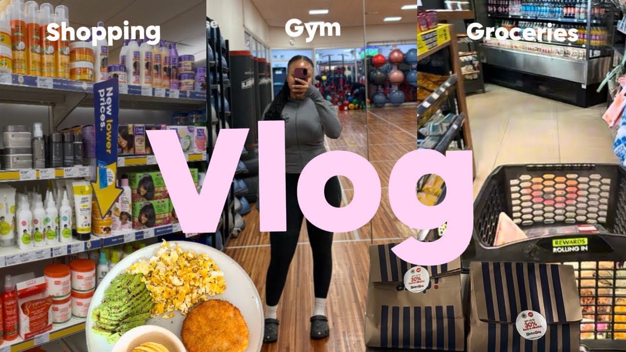 Weekly Vlog | Grocery Shopping + Hair Care &  A whole lot of Yap | South African YouTuber 