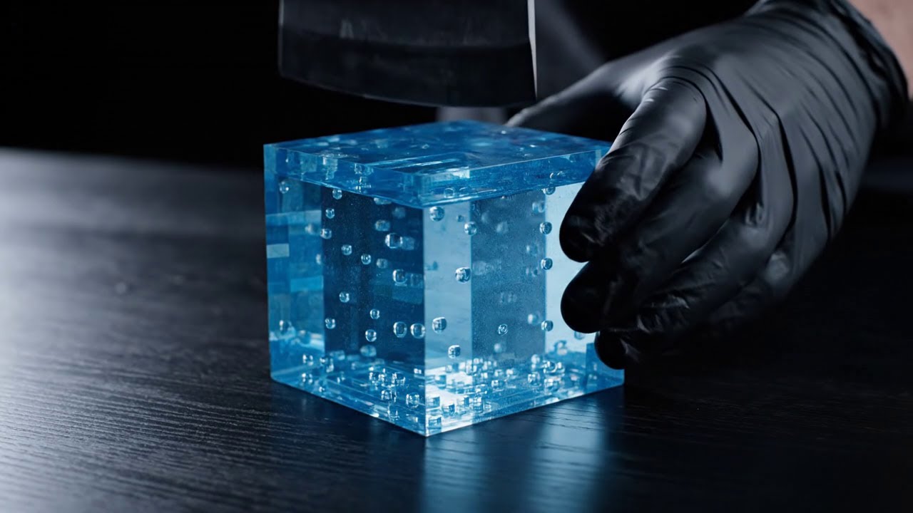 8K ASMR Voxel Slicing – Real Life Minecraft Block Cutting Sounds