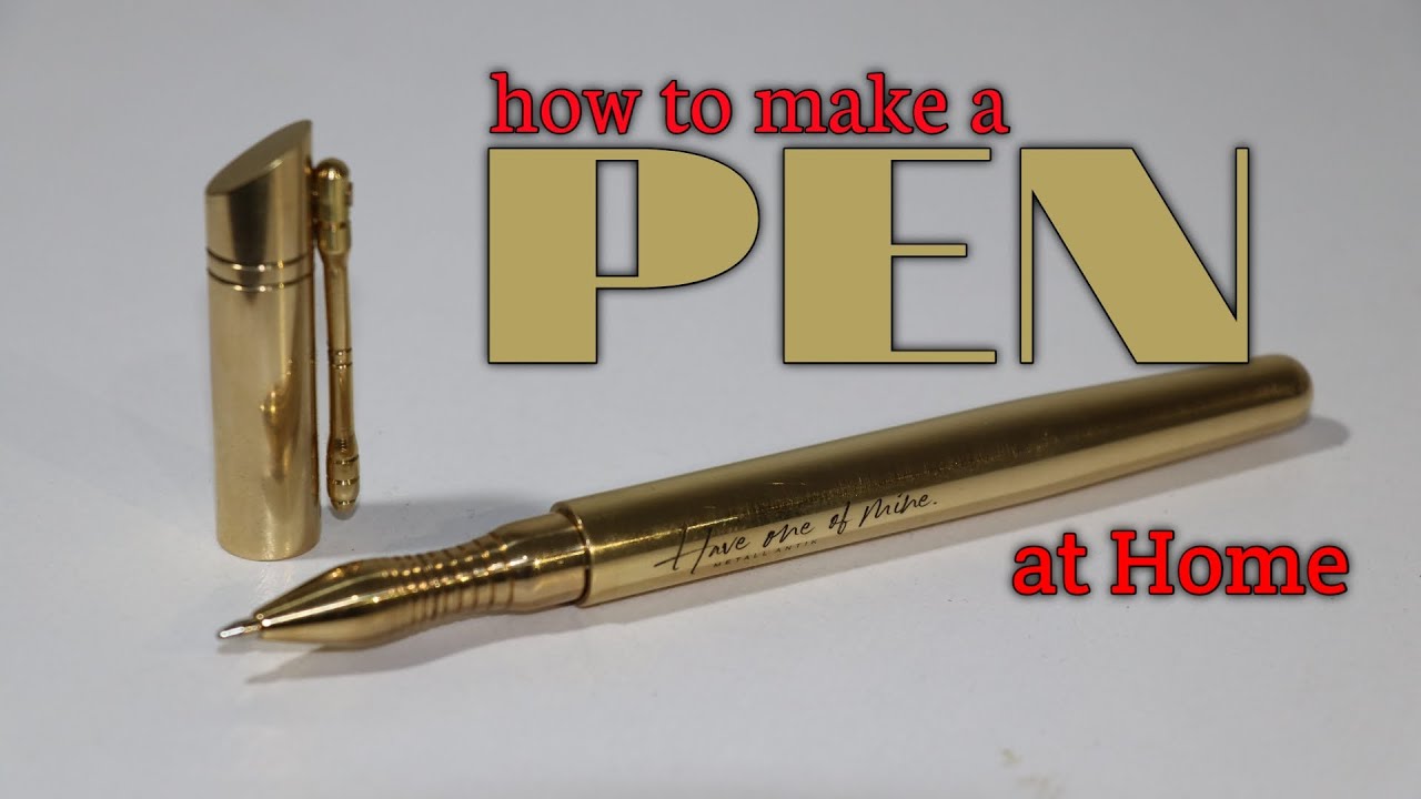 I made a Pen with Brass