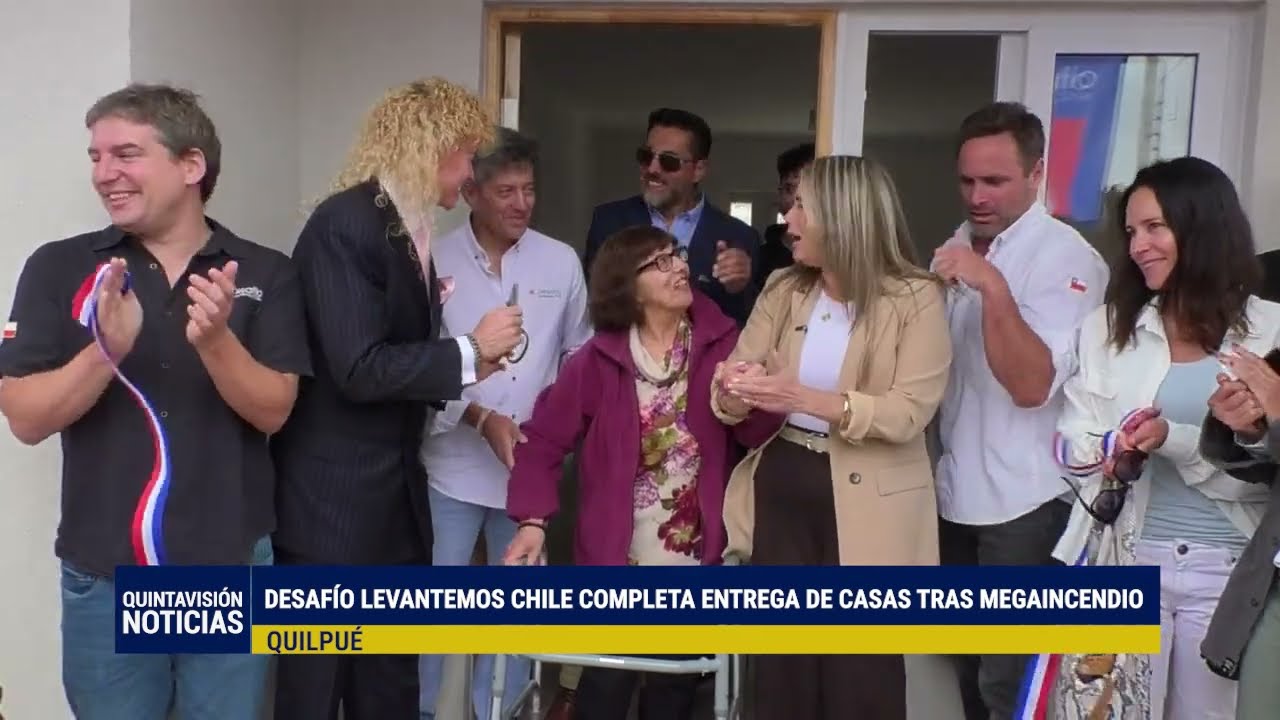 Desafío Levantemos Chile junto a Leonardo Farkas entregan nuevas casas en Quilpué a damnificados