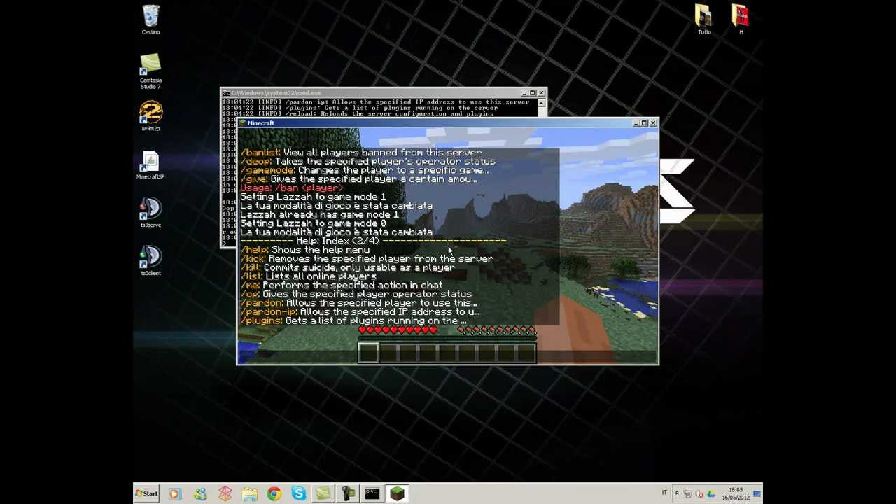 tutorial server Minecraft comandi OP.mp4