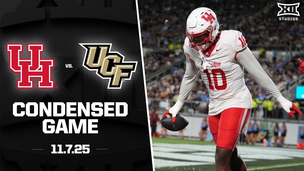 Houston vs. UCF Condensed Game | 2025 Big 12 Football