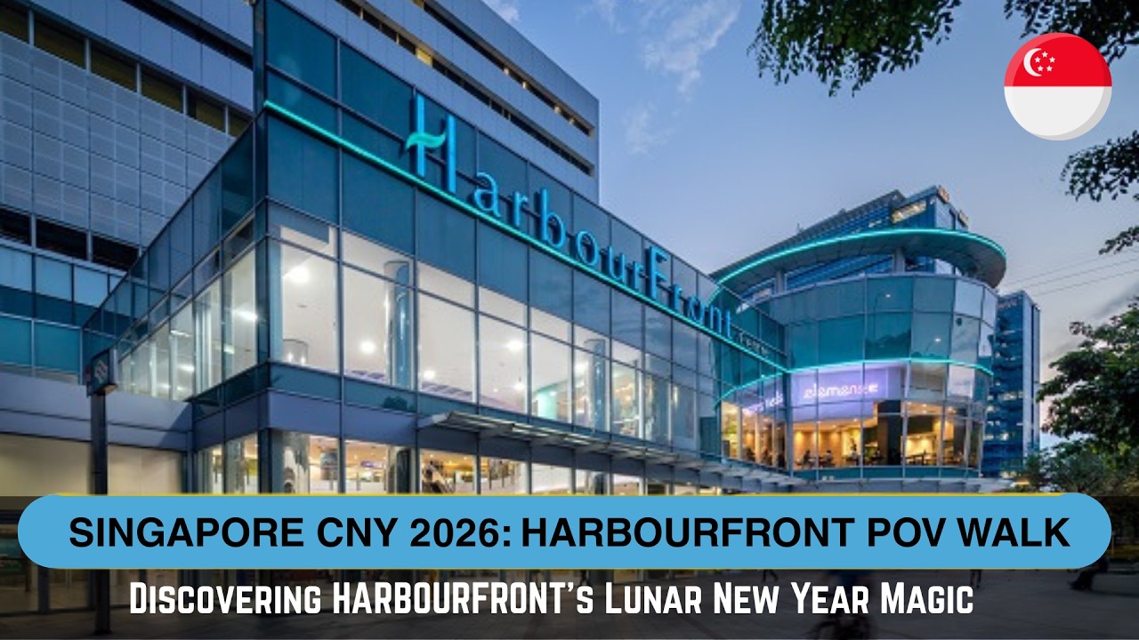 Snoopy Blooming New Year at HarbourFront Centre 🌸 | Singapore Walk