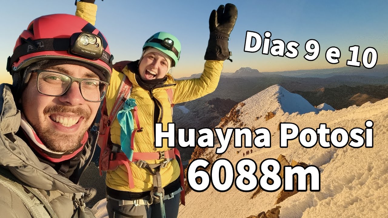 Finalmente, nossa primeira montanha de 6000 m 🇧🇴 🗻Huayna Potosi