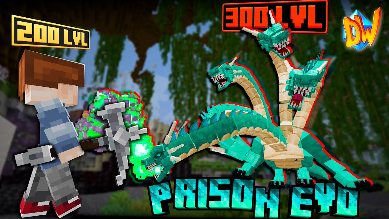 ПРОКАЧАЛ 200 ЛВЛ ЗА 6 ЧАСОВ В Prison Evo #1 Diamond World Майнкрафт Reborn