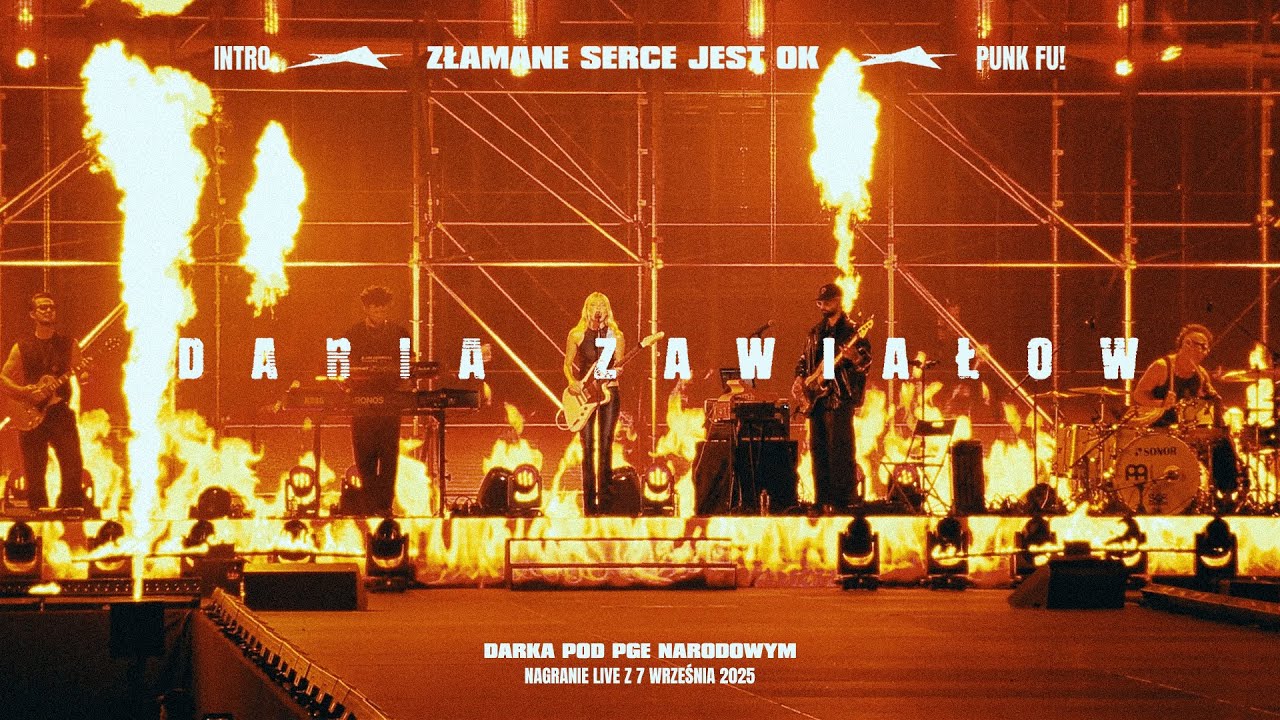 Daria Zawiałow - Intro & Złamane serce jest OK / Punk Fu! (Live z koncertu pod PGE Narodowym)