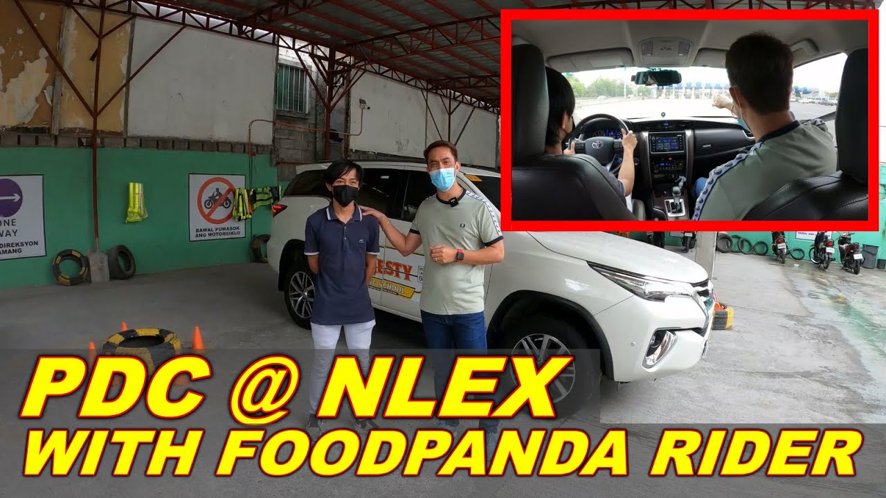 PDC @ NLEX with FoodPanda Rider.