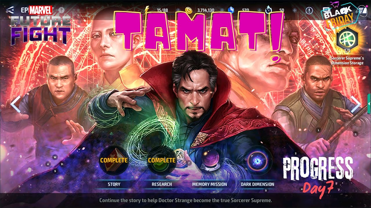D7 Epic Quest Dr,Strange TAMAT!!! - Marvel Future Fight