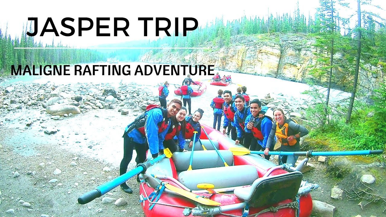 August Vlog: Jasper Maligne Rafting Adventure