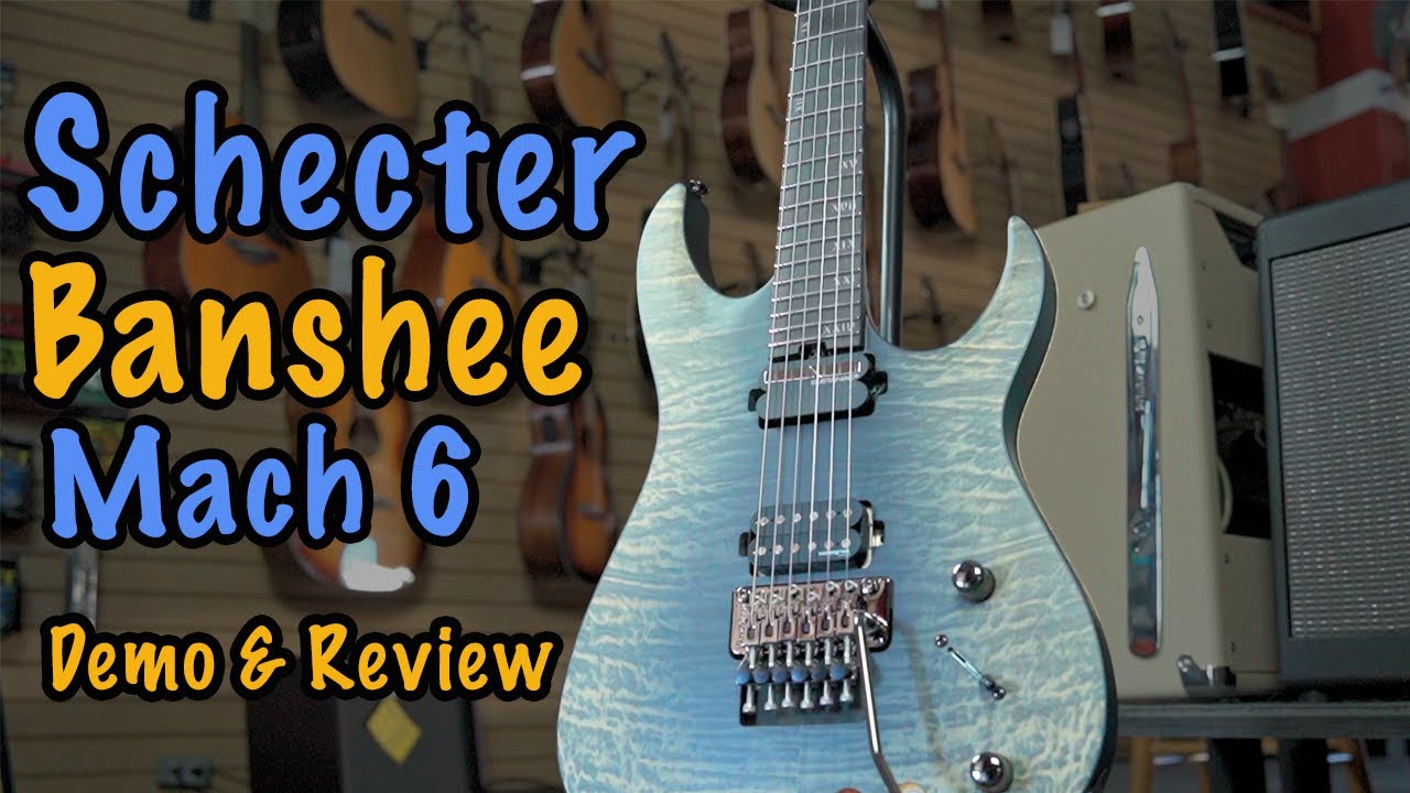 Infinite Sustain? Schecter Banshee Mach 6 FRS Demo & Review | David's Guitar Loft