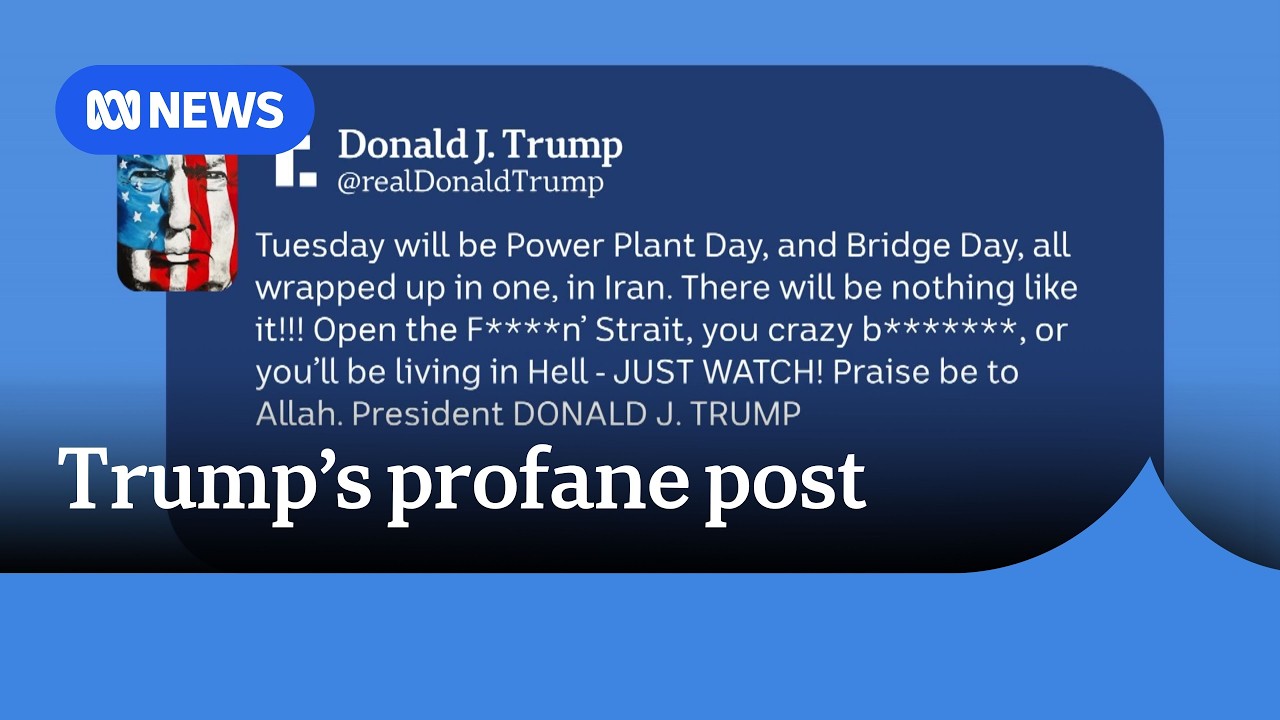Trump threatens Iran in expletive-laden Truth Social post on Easter Sunday | ABC NEWS | ABC NEWS