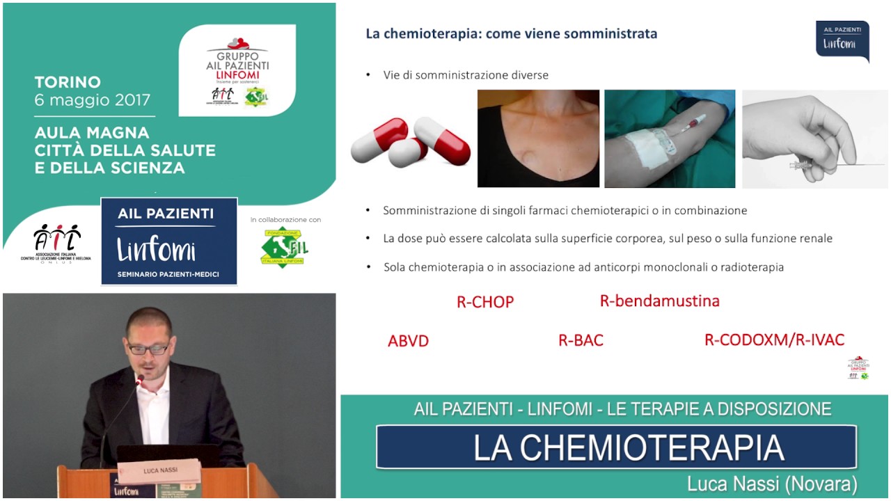 La chemioterapia | Seminario AIL Pazienti Linfomi – Luca Nassi – Torino 2017