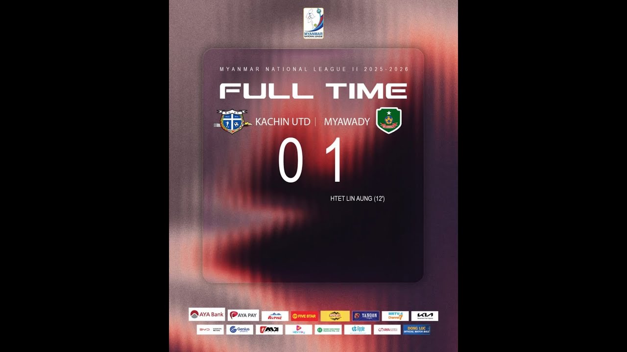 Kachin Utd 0-1 Myawady #Highlight