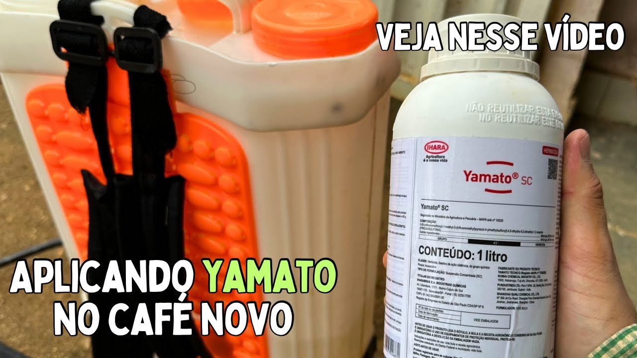 Pré Emergente Yamato no Café Novo / VEJA NESSE VÍDEO A APLICAÇÃO E DOSAGEM