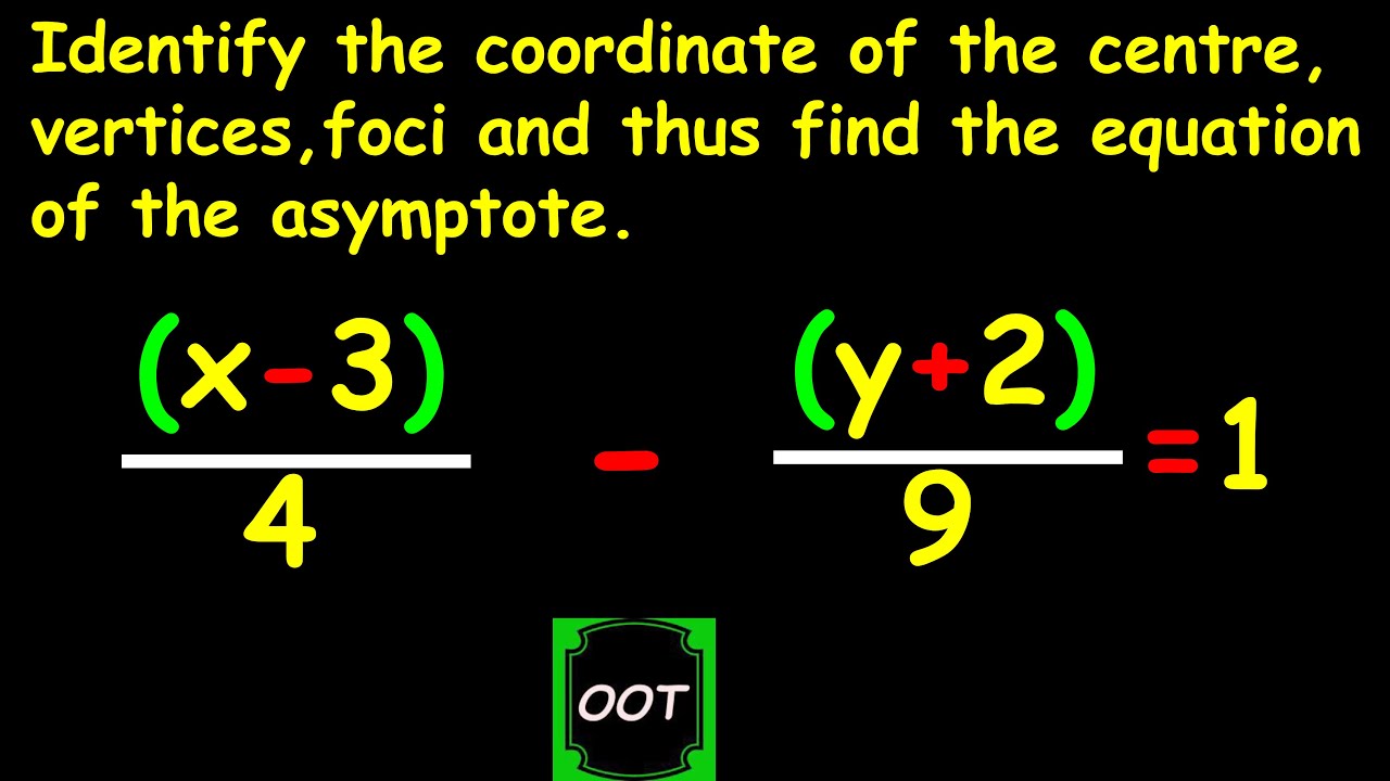 Hyperbola Example Problem | Step-by-Step Solution (Conic Sections Explained)