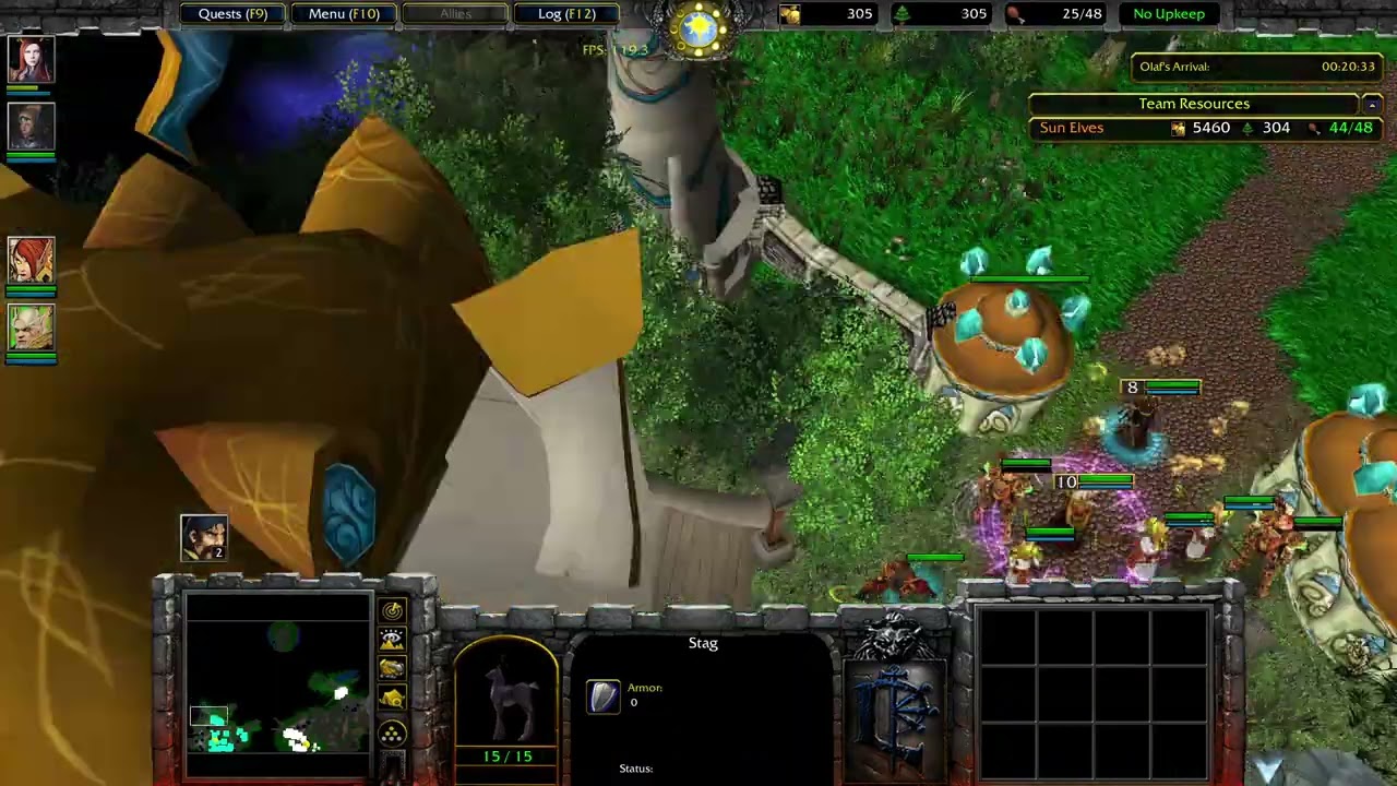 Warcraft 3 Custom Campaign - Agatorion: Tasadar Empire : Onslaught of the Dead - Chapter 5