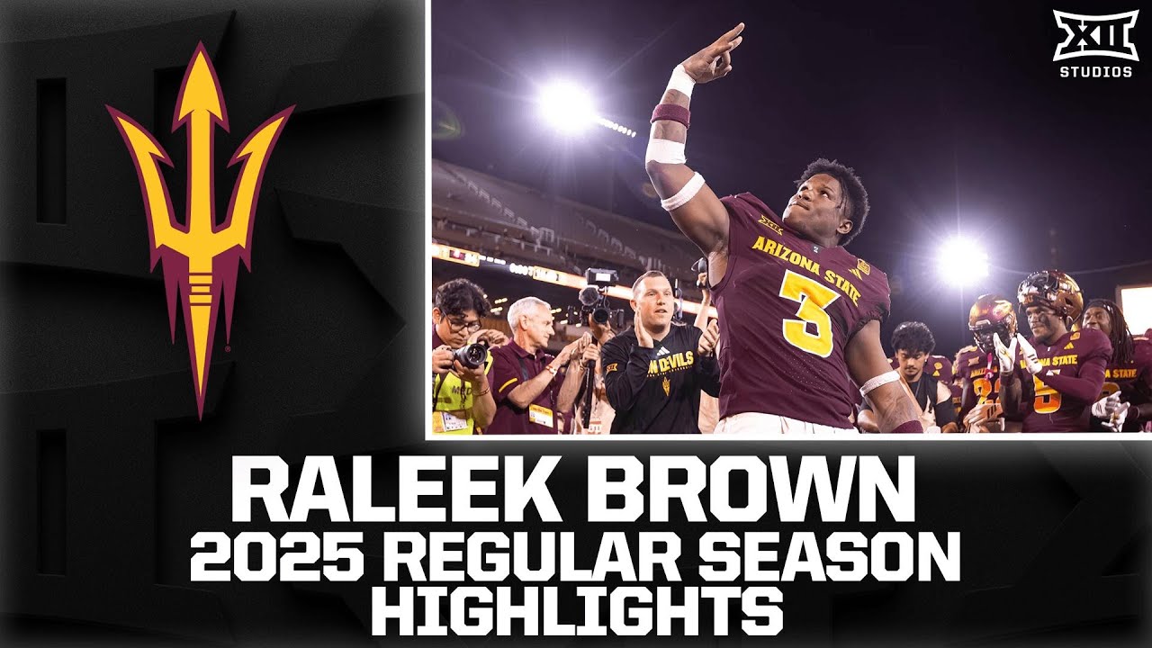Raleek Brown Regular Season Highlights | 2025 Big 12 Football