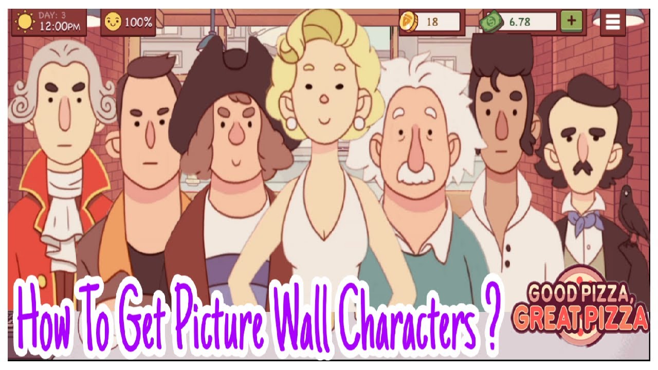 How To Get Picture Wall Characters - Good Pizza Great Pizza